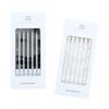 New Black and White Gold Dot A8 Straight Pole Pencil Candle Birthday Party Party Long Pole Box Baking Candle