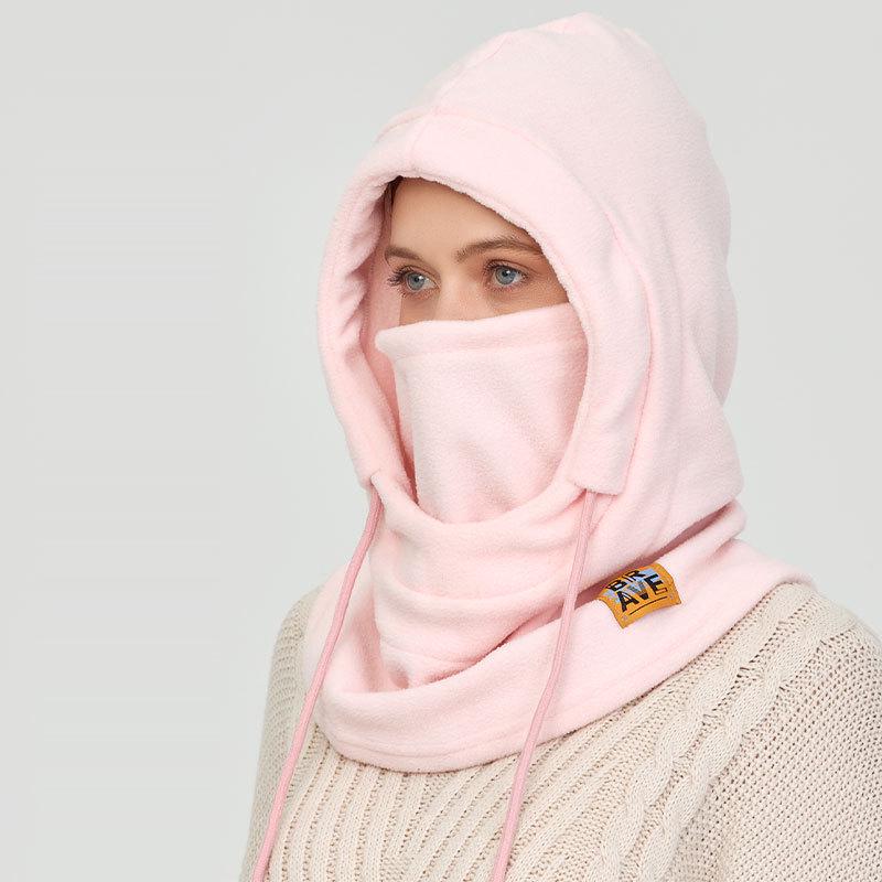 Winter Cycling Warm Hat & Windproof Neck Protector for Men and Women - Thickened Velvet Ski Mask