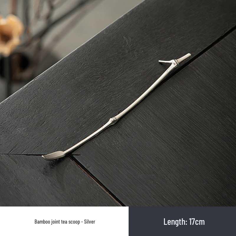 Japanese Tin Tea & Coffee Scoop - Long Handle Stirrer & Dual-Use Incense Burner Tool