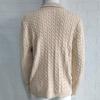 2025 Winter Solid Color Collared Long Sleeve Sweater Jacket