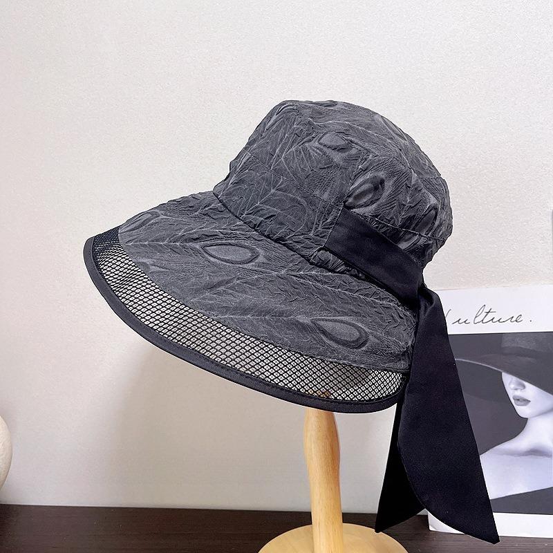Damen Sommer-Sonnenhut Großer Schirm Leere Oberseite Zopfkappe Für Outdoor-Reisen Strand Sonnenschutz Visier UV-Schutz Fischerhüte
