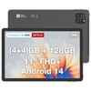 New Android 14 AGM PAD T1 Tablet 11 Inch Model Android 14 WiFi Widevine GMS Authentication Face Recognition 7000mAh Charging FHD IPS Screen Tablet