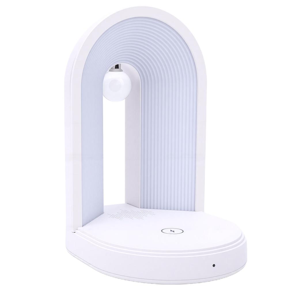 3 in 1 Night Light Bluetooth Speaker Phone Wireless Charger Touch Table Lamp Dimmable for Bedroom Home Office
