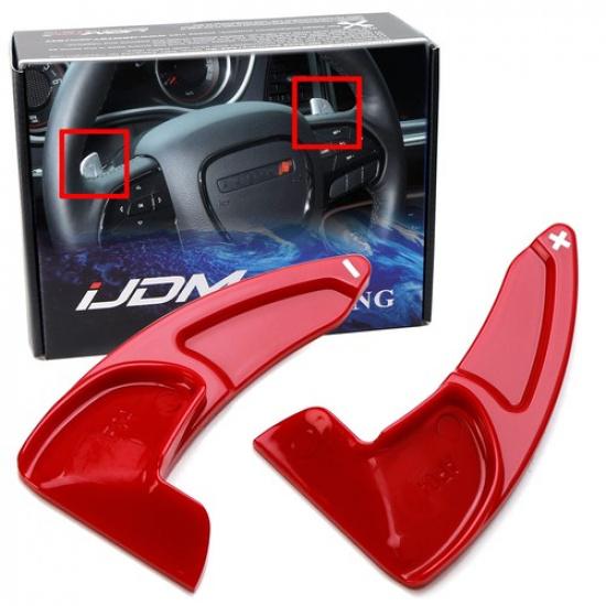 

Red Large Steering Wheel Paddle Shift For Dodge Challenger Charger Chrysler 300