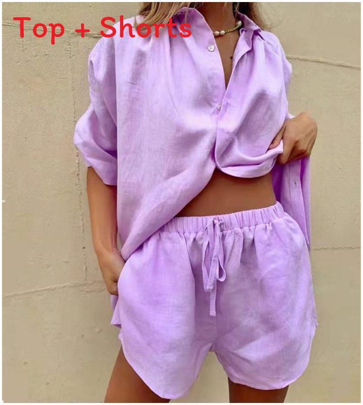 Womens Summer Casual Pants Set With Tie Detail For Office And Vacation