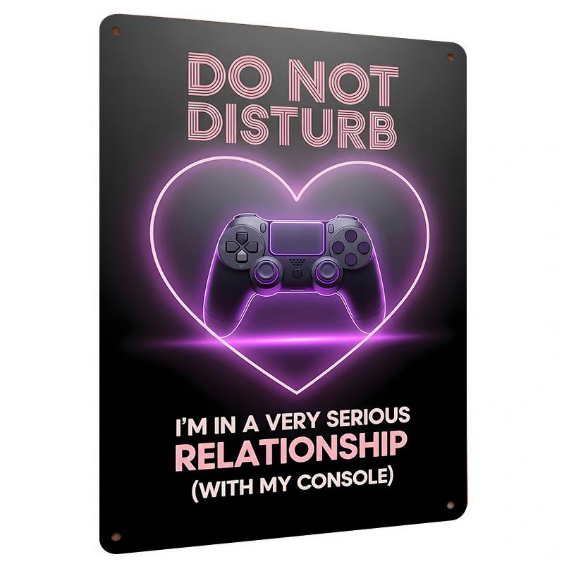 

Gaming Controller Neon Sign Metal Wall Art Decorative Hanging for Game Room Living Room Bedroom 20x30cm（7.8x11.8inch）