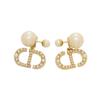 Dior Klassisches Buchstabenlogo Exquisite Ohrringe Damenohrringe Gold E1654TRIR-S301