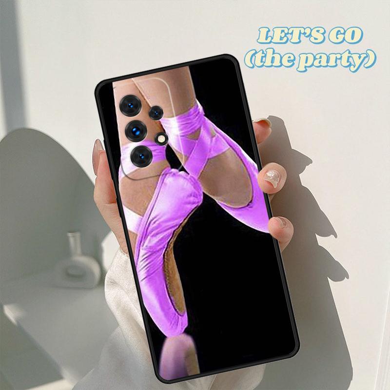 Ballerina girl Pointe Ballet Slippers Shoes case For Samsung Galaxy A42 A31 A40 A51 A71 A32 A80 A91 A52 A72 A20e A50 A70 A11 A12