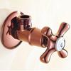 golden New 1/2"malex 1/2" male Brass Bathroom Angle Stop Valve Antique finish Filling valves bathroom part 5 color