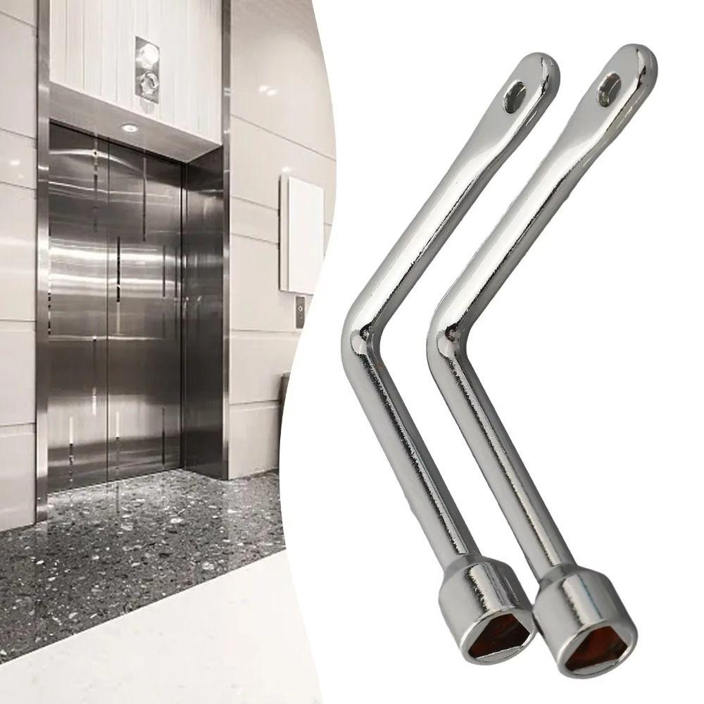 

4pcs Mini Elevator Door Keys L Shaped Elevator Spanner Electric Control Cabinet