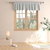 3-Layer Woven Sheer Curtain Panel Kitchen Bathroom Cafe - Light Filtering Striped Design Multiple Colors Sizes