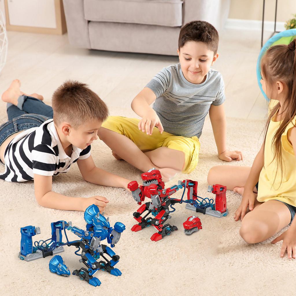 Hydraulic Battle Bots Educational Fighting Game Set Boxing Robots Boxing Bots Cool Birthday Gift for Boys Age 5 6 7 8 9 10