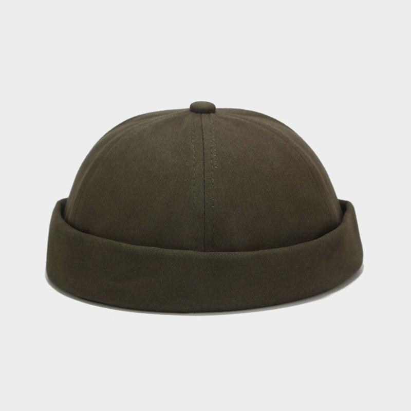 1Pc Docker Adjustable Hip Hop Brimless Cap Casual Skullcap Hat Unisex Sailor Cotton