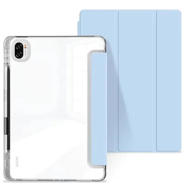 

Чохол для планшета Redmi Pad 10,61 дюйма з гніздом для ручки Sleep Wake Stand Funda Soft Cover прозорий захисний Redmi Pad 10.61 inch небо синє кольору