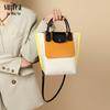 2025 Nylon Colorblock Large Tote Bag - High-Quality Versatile Women's Shoulder Handbag