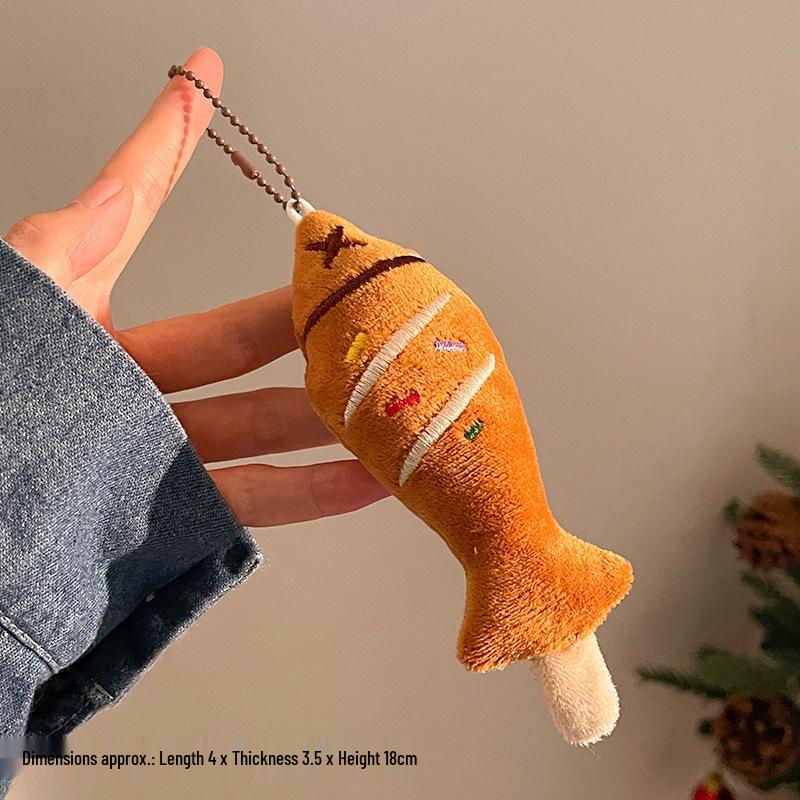 Adorable Vegetable Plush Keychain Toy Charm