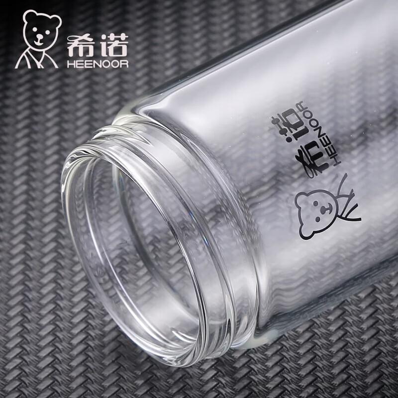 Heenoor Single Layer Borosilicate Glass Tea Cup