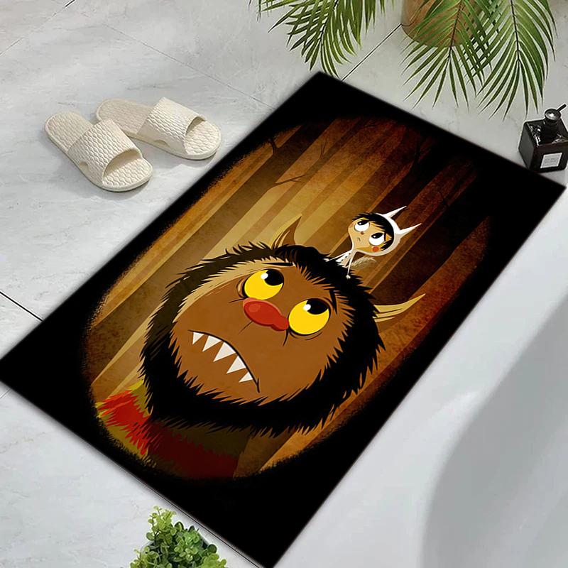 Where Wild Things Are Carpet Suitable Room Bedroom Doormats Office Balcony Decorative Carpet Carpet Living Room And Bedroom Mats Doormat
