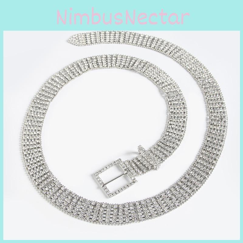Water Premium Metal Drilled Waist Chain Women Fashion Waist Accessory Jewelry