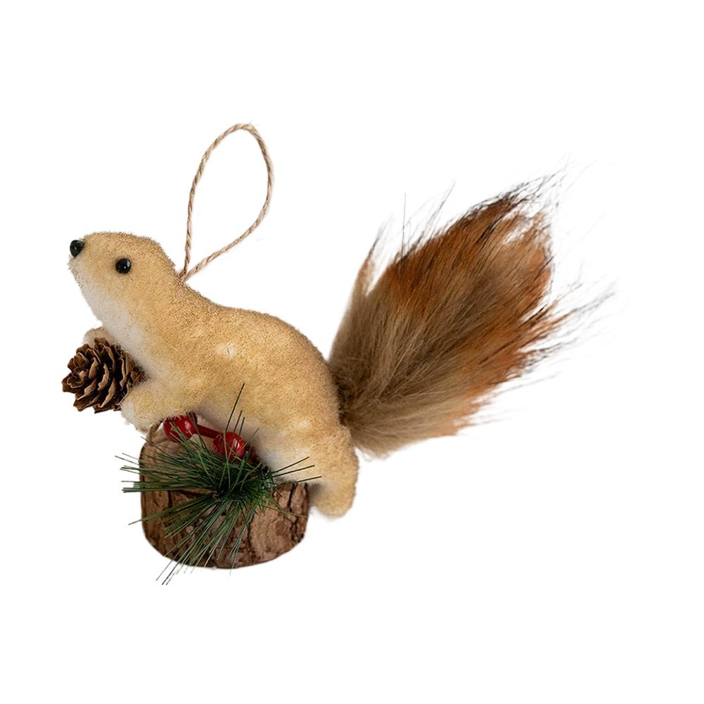 Weihnachtshörnchen Figur Schaumstoff Leichtes Hörnchen Ornament Lebensechtes Hörnchen Dekoration Weihnachtsbaum Tischmittelstück