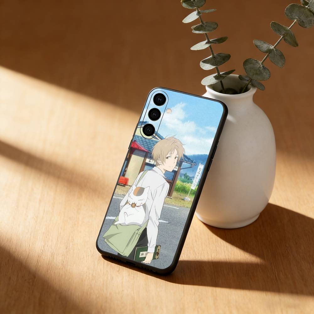 Anime S-Sensei N-Natsume Phone Case For Samsung Galaxy A91,80,73,72 ,71,53,52,32 ,31,22,21s,20,Soft Black Case