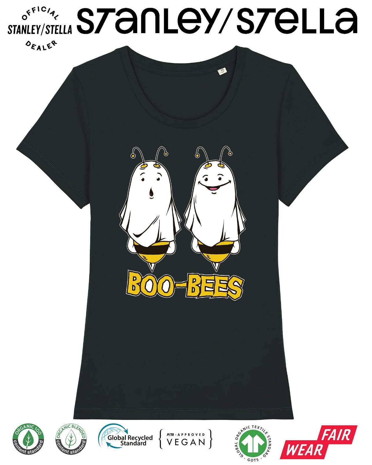 Хэллоуинская футболка Boo Bees Женская Смешной Костюм Ужасов Маскарадный костюм / S