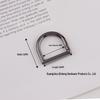 In-Stock: High-Grade D-Shaped Spring Ring Buckle for DIY Bag Handles & Straps