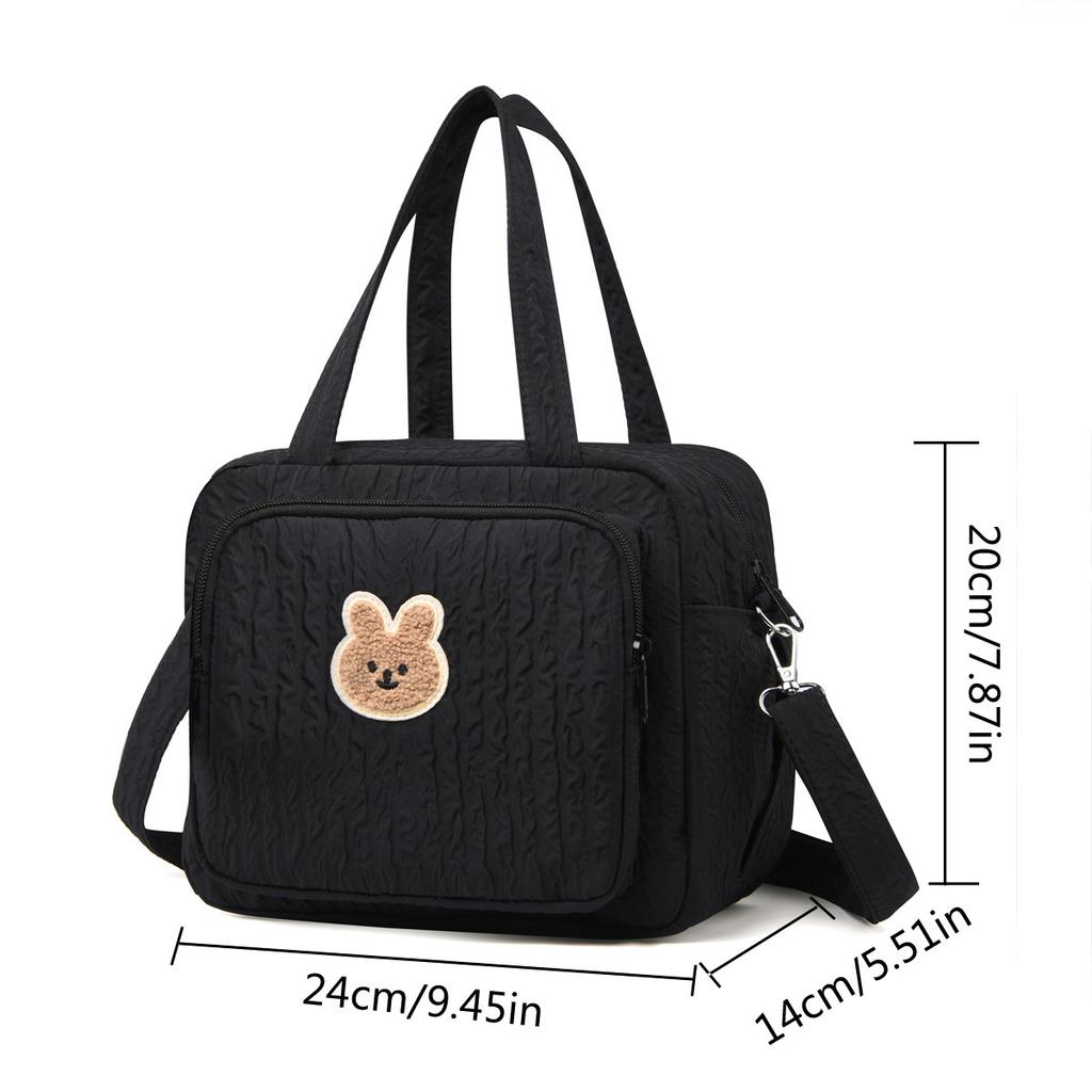 Cute Cartoon Mommy Bag for Mom Travel Casual Women Handbags Multi Functional Diaper Bag Baby Organizer Nappy Caddy Mother Kids