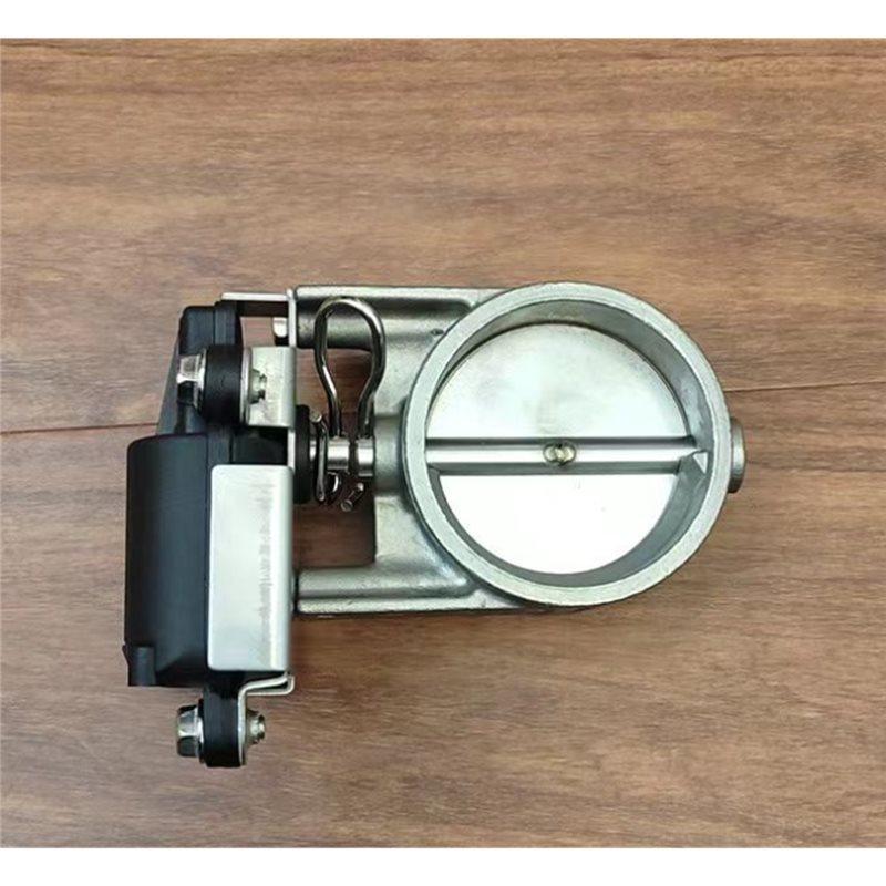 Ac29-Automobile 2.5" Exhaust Pipe Valve 2 Pin Electric Controller Kit Adjustable Dual Return Air Downspouts