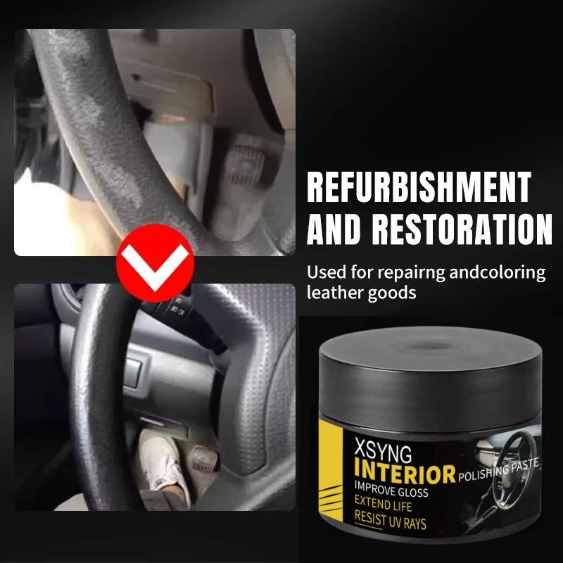 Leather Repair Paste, for Steering Wheel Restoration, Anti-aging, Scratch Repair, Car Interior Conditioning, Plastic Oxidation