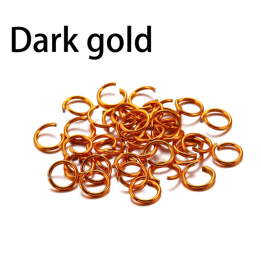 

300 шт./лот 6 8 10 мм Алюмінієве м’яке відкрите кільце для стрибка Роздільні кільця Роз’єми для виготовлення ювелірних виробів своїми руками Фурнітура Витратні аксесуари 6.5mm