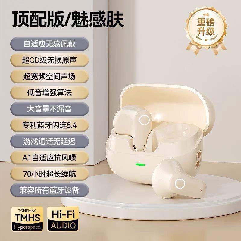 

Mini wireless bluetooth headset noise reduction super long battery life half in-ear binaural sports universal