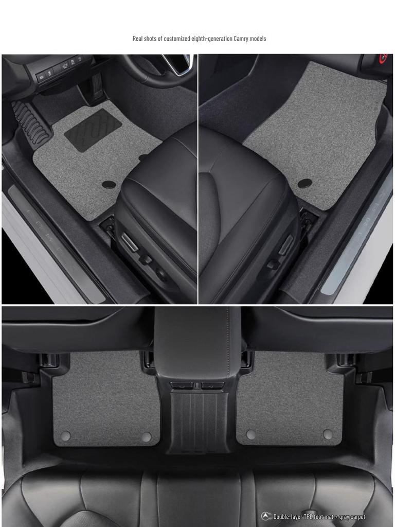 TPE Waterproof Car Floor Mats for Toyota Camry (Generations 7-9, 2012-2026)