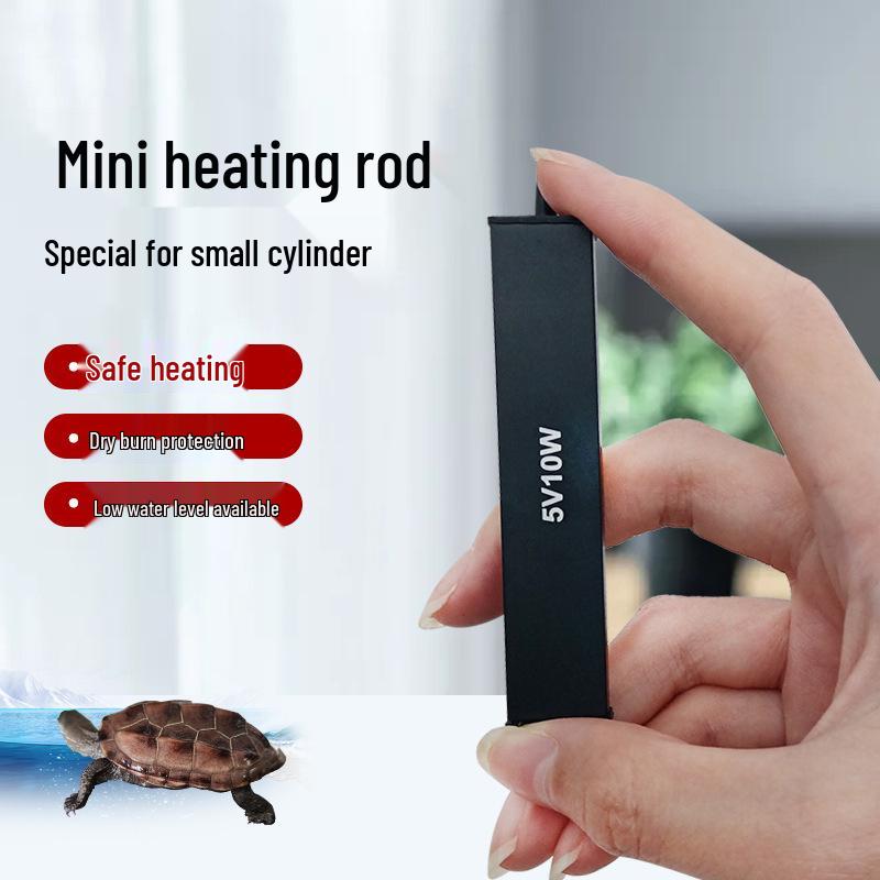 Mini USB Heating Rod for Small Fish Tank - Automatic Constant Temperature Controller for Turtle and Tropical Fish.