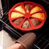 Food-Grade Silicone 8-Cavity Cake Mold - Non-stick & Thickened Pizza Pan