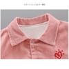 Soft Corduroy Angel Pattern Romper Jumpsuit Korean Clothing Fashionable Infant Kids Baby Clothing 60cm 70cm 80cm 90cm [EnDast] Children's (66, Pink)