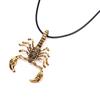 Punk Vintage Scorpion King anheng Cord Chain Halskjede Genser Retro smykker