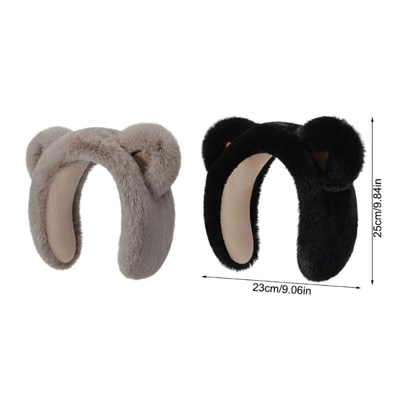 Furry and Warm Plush Ear Warmer for Winter Outdoor Activities Keep You Warm In Cold Weather for Skiing