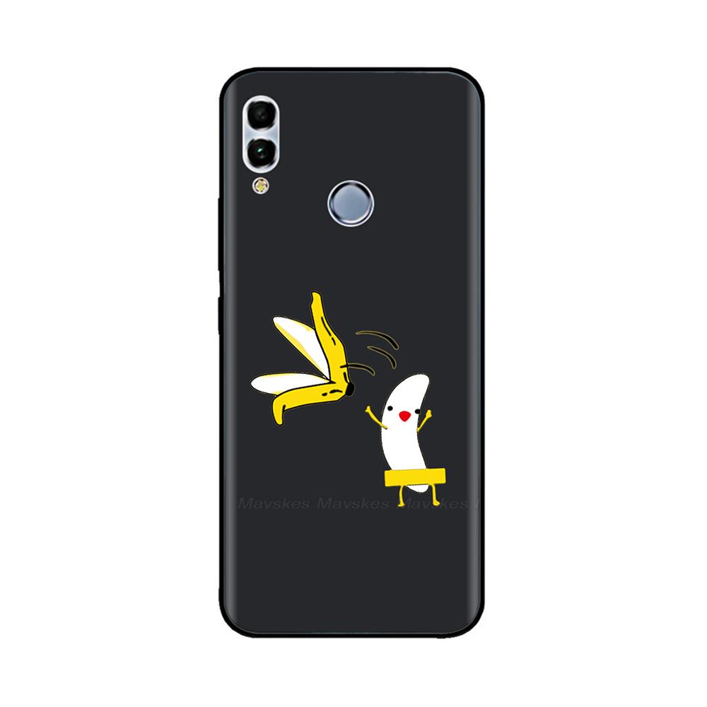 For Huawei P Smart 2019 6.21" Soft Black Silicone Phone Back Cover Case For Huawei P Smart 2019 POT-LX1 POT-LX3 POT LX1 Case Bag