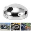 7 Inch Iron Motorcycle Modification LED Headlight Head Lamp Housing Cover(Black)