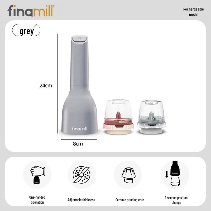 FINAMILL Rechargeable Electric Spice Grinder