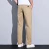 Men's Straight Leg Jeans Slim Fit Stretch Comfort Denim Pants Korean Casual Fashion Minimalist Business Male Daily Trousers