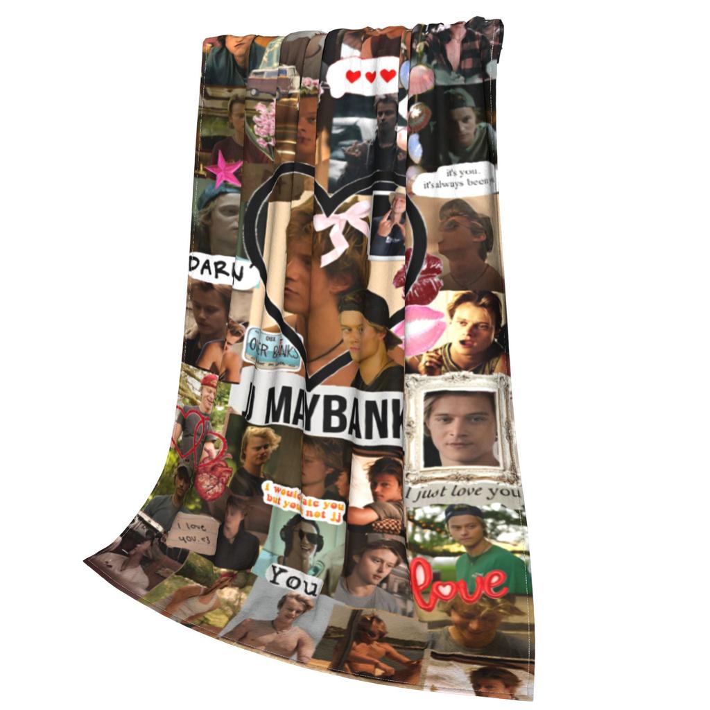 Rudy Pankow JJ Maybank  Blanket Ultra-Soft Fleece Relax Gift  Throw Blanket Bedding Throws