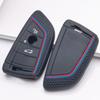 Silicone Key Fob Cover Compatible with BMW 1 2 3 4 5 6 7 Series X1 X2 X3 X4 X5 X6 X7 M Series Smart Keyless Entry Remote Soft Rubber Protector with