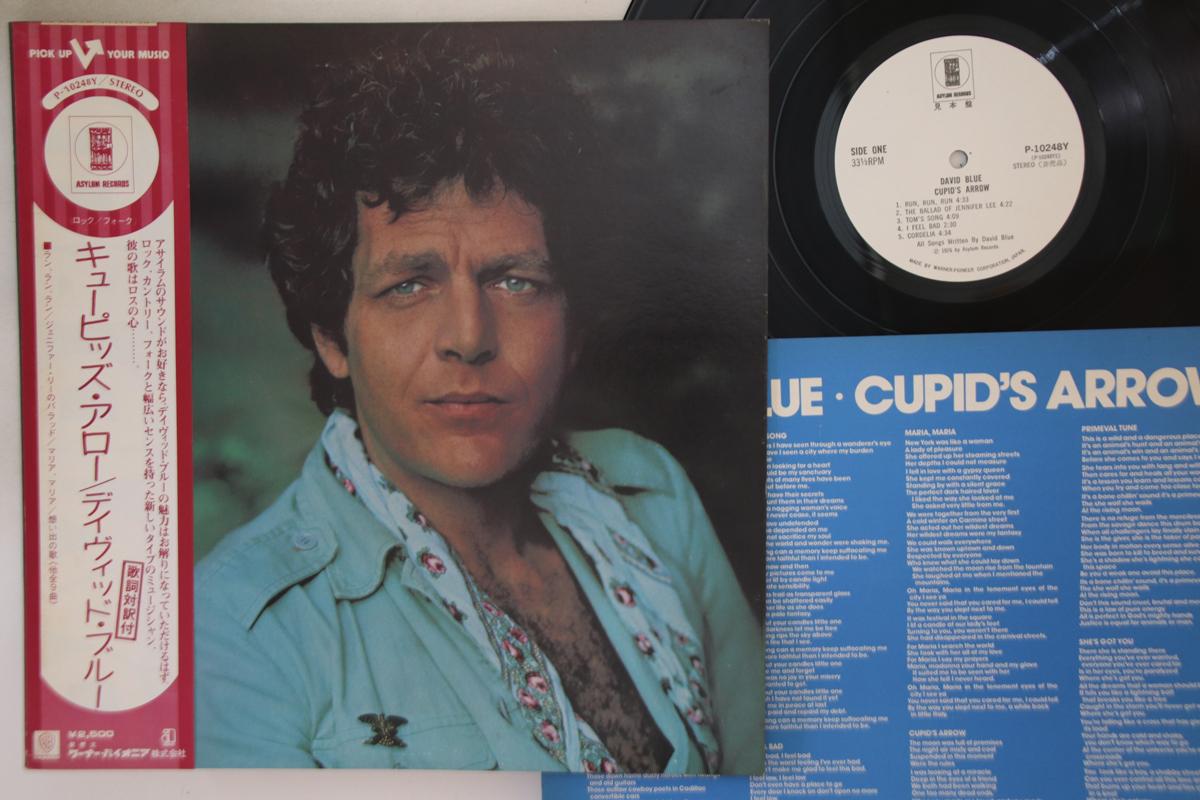 

LP Record DAVID BLUE - Cupid s Arrow P10248YPROMO ASYLUM 1976 Japan Obi Rock Used
