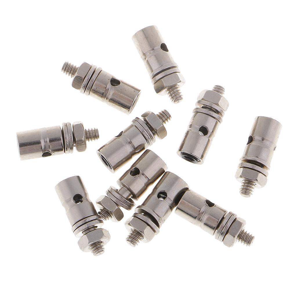 10 Pieces Linkage Stopper Adjustable Pushrod Connector Control Arm Servo RC