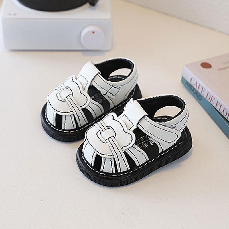 Baby Toddler Summer Breathable Soft Sole Roman Style Sandals For Boys Girls With Nonslip Design