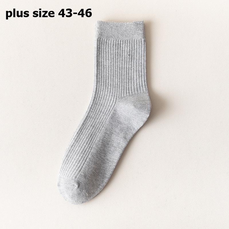 Pánské svislé pruhované bavlněné ponožky do půli lýtek Prodyšné ponožky Business Sports Socks