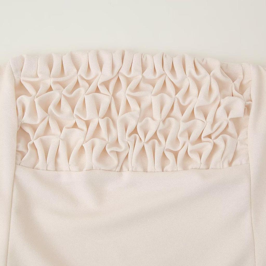 2025 Summer Women's European & American Style Floral Top & Slim Fit Midi Skirt Set