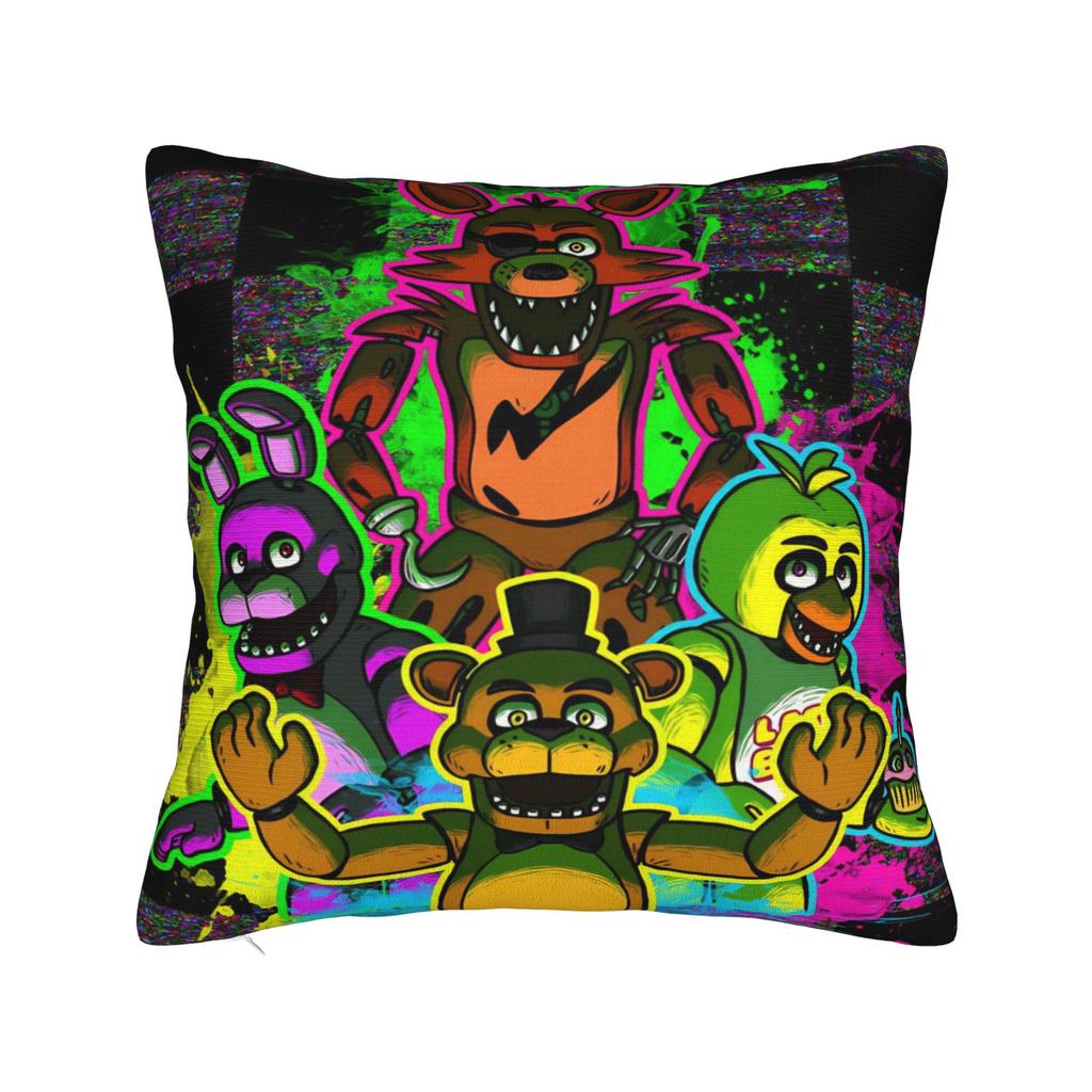 FNAF At Freddys Kissenbezüge Stuff Bedruckte Kissenbezüge Dekorationen Kissenhülle Abdeckung Sofa Multi Größe